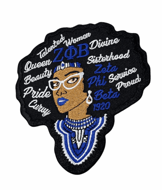 Motivation Zeta phi beta iron on patches
