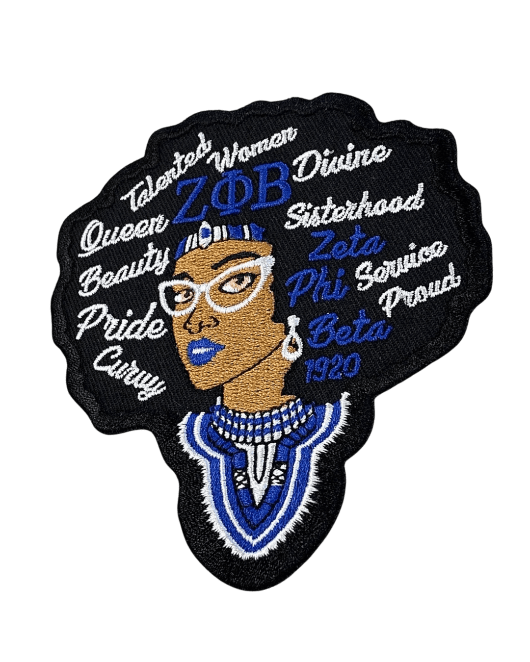 Motivation Zeta phi beta iron on patches