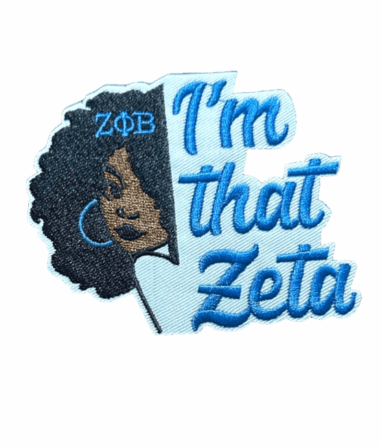 I'm that Zeta phi beta iron on patches