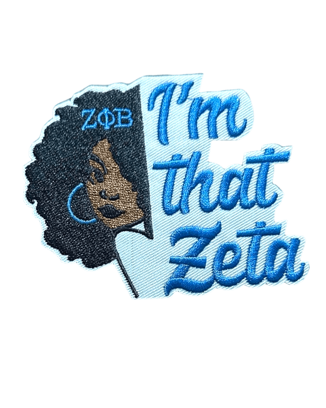 I'm that Zeta phi beta iron on patches