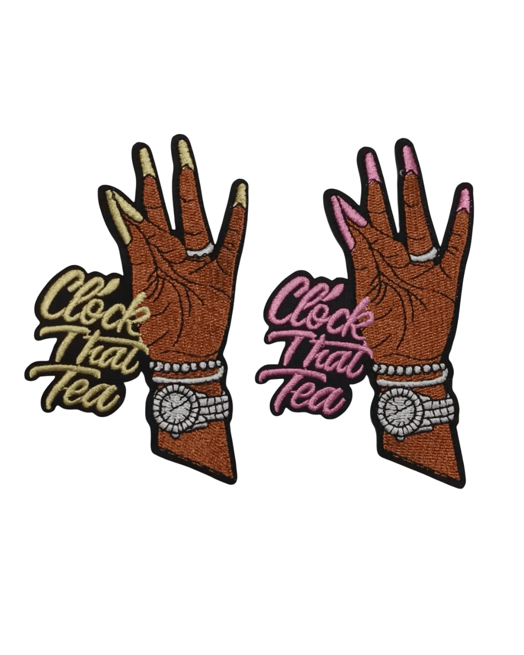 clock that tea patch