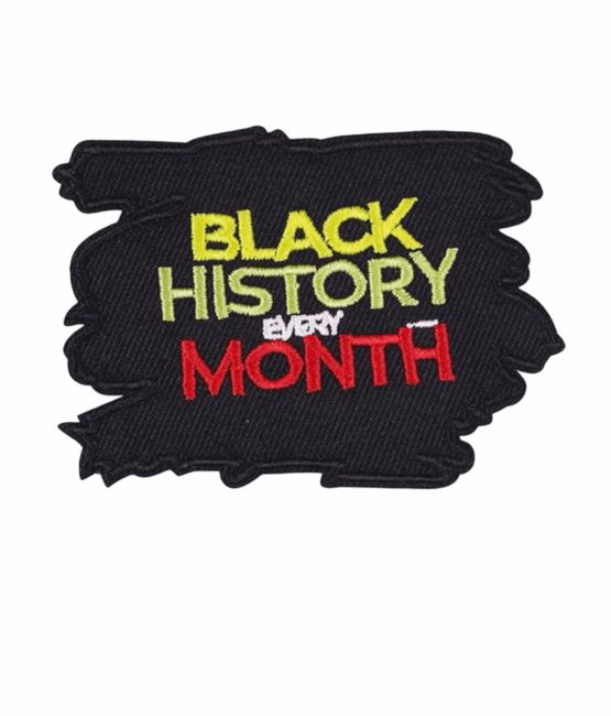 Black History every month iron on patches