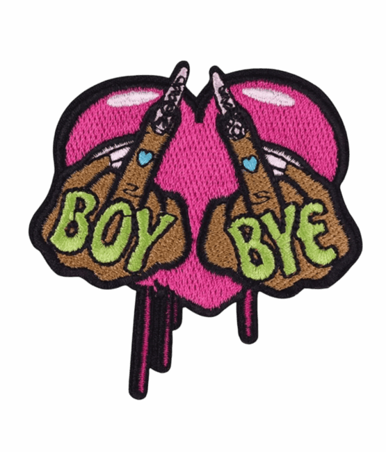 Boy bye iron on melanin patches