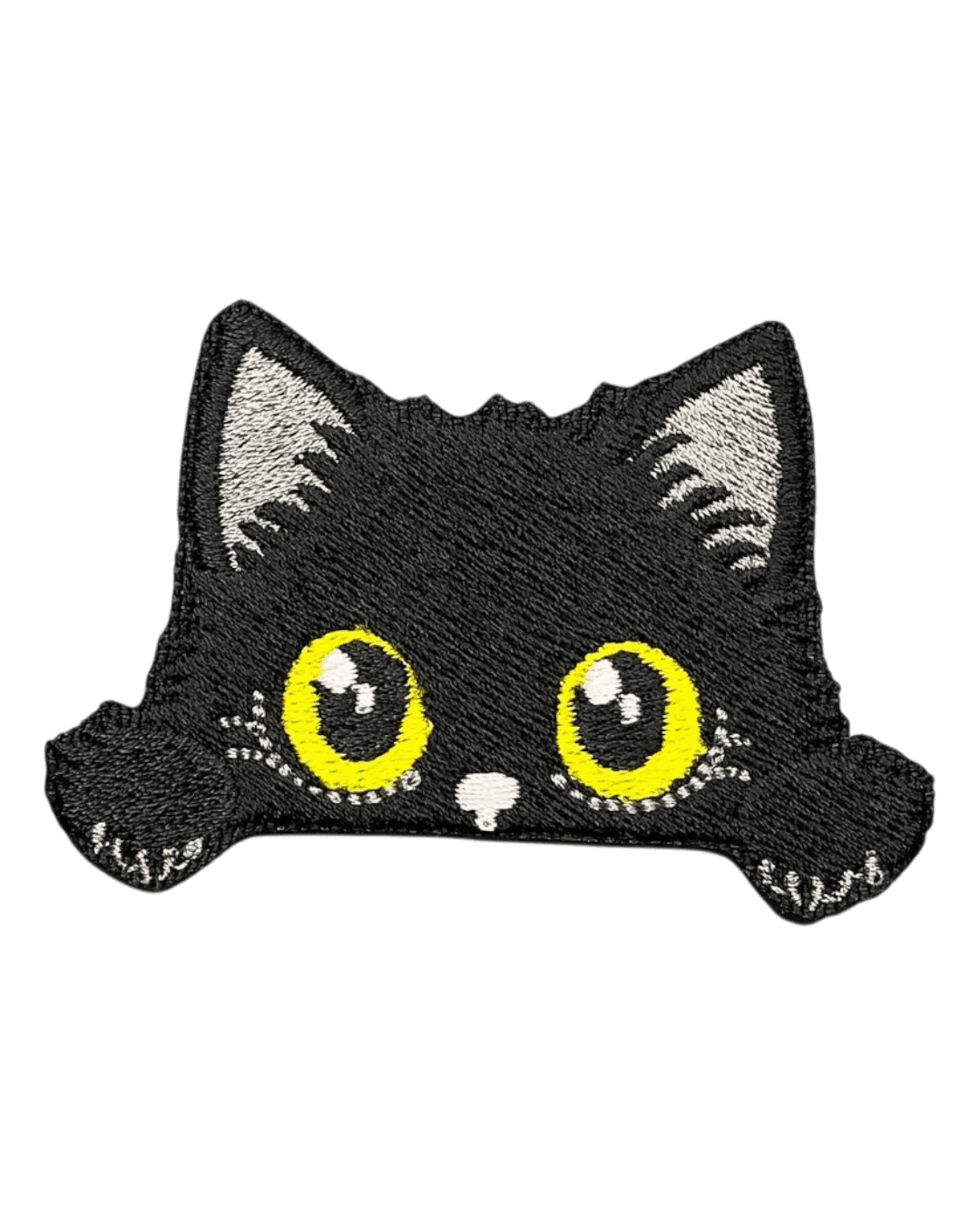 Black cat iron on patches