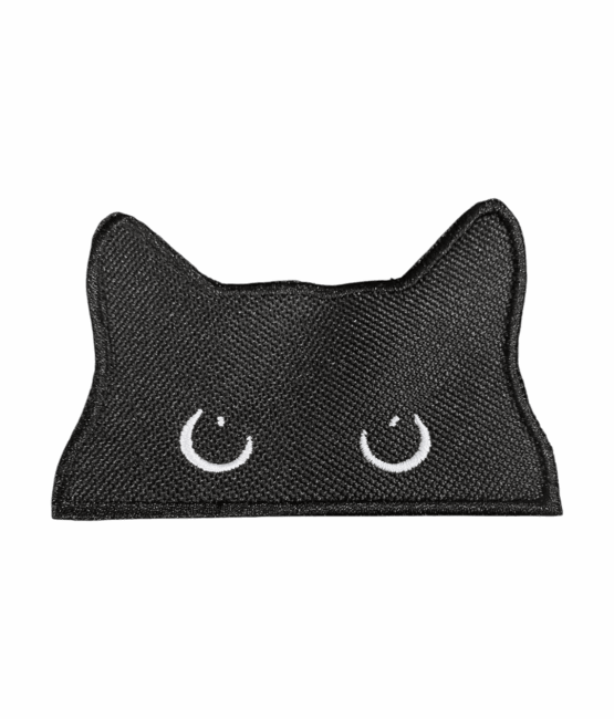 Black cat iron on patches
