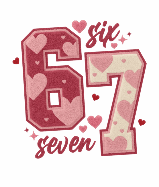 6 and 7 valentines iron on heat transfers