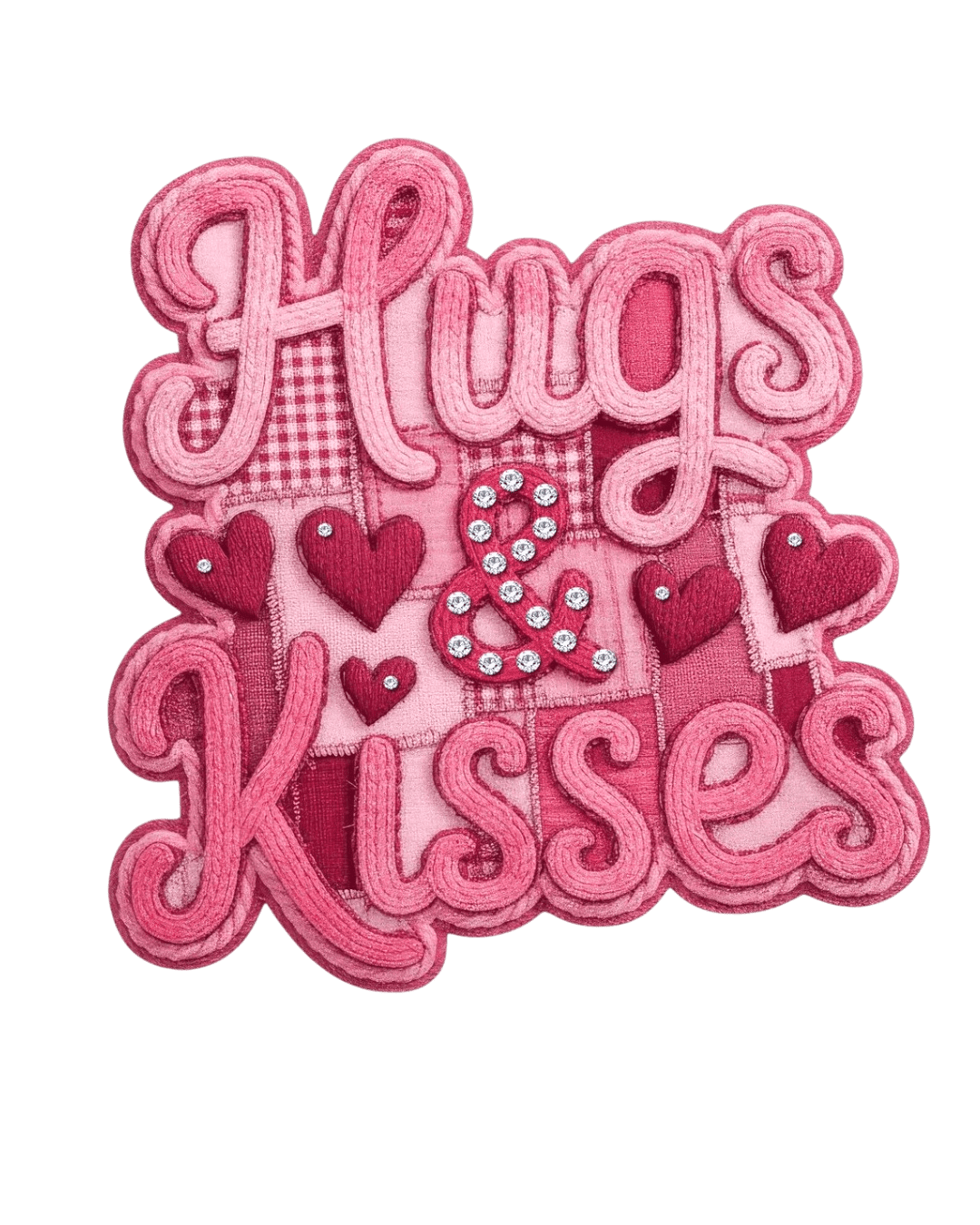 Hugs and kisses valentines heat transfers