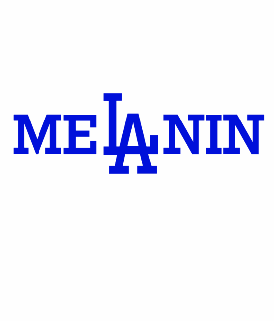 Melanin iron on heat transfer patches