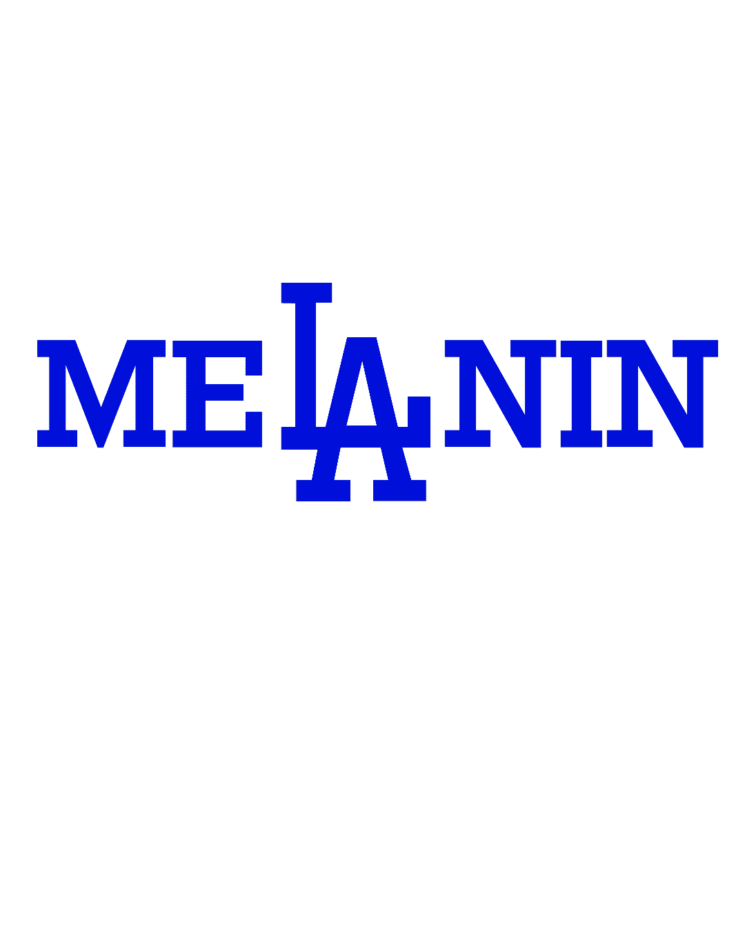 Melanin iron on heat transfer patches