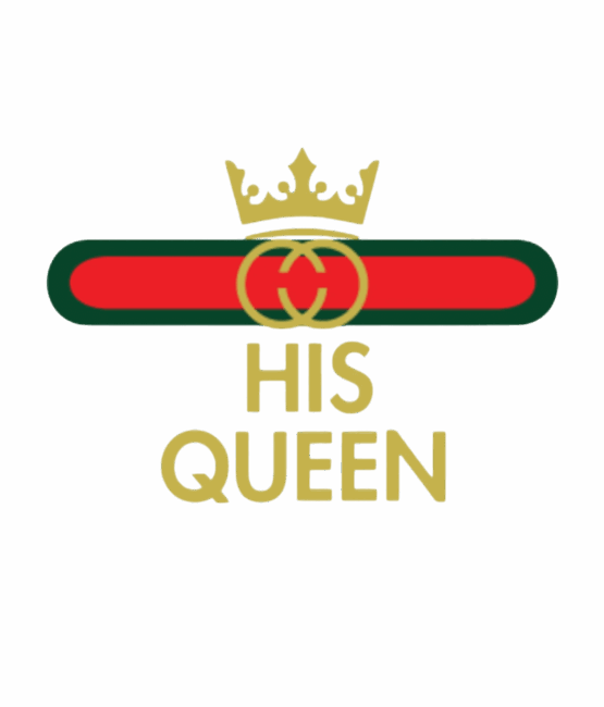 His queen iron on heat transfer