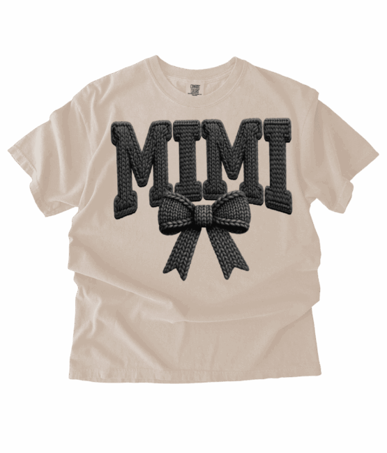 Black Mimi DTF Transfers