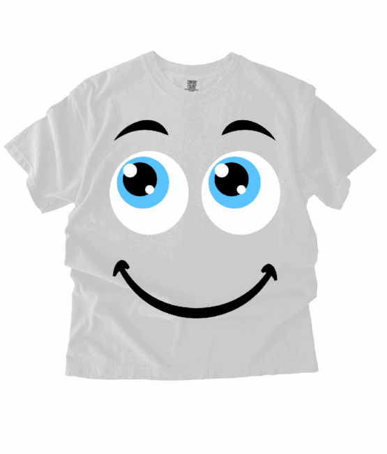 Smiling Emoji heat transfers 1