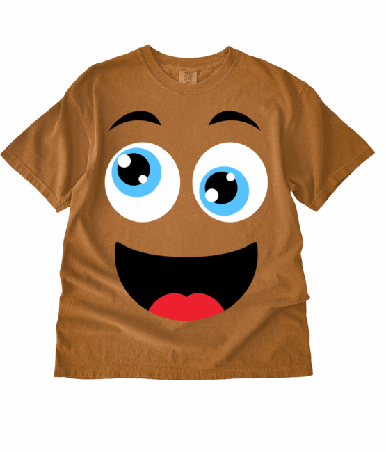 Crazy Emoji heat transfers