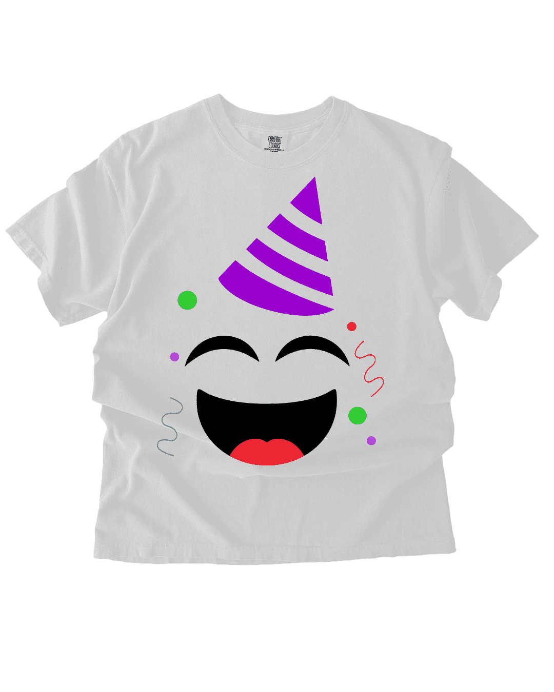 Party Emoji heat transfers 3
