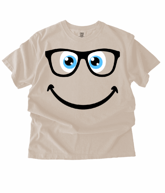 Nerd Emoji heat transfers 4
