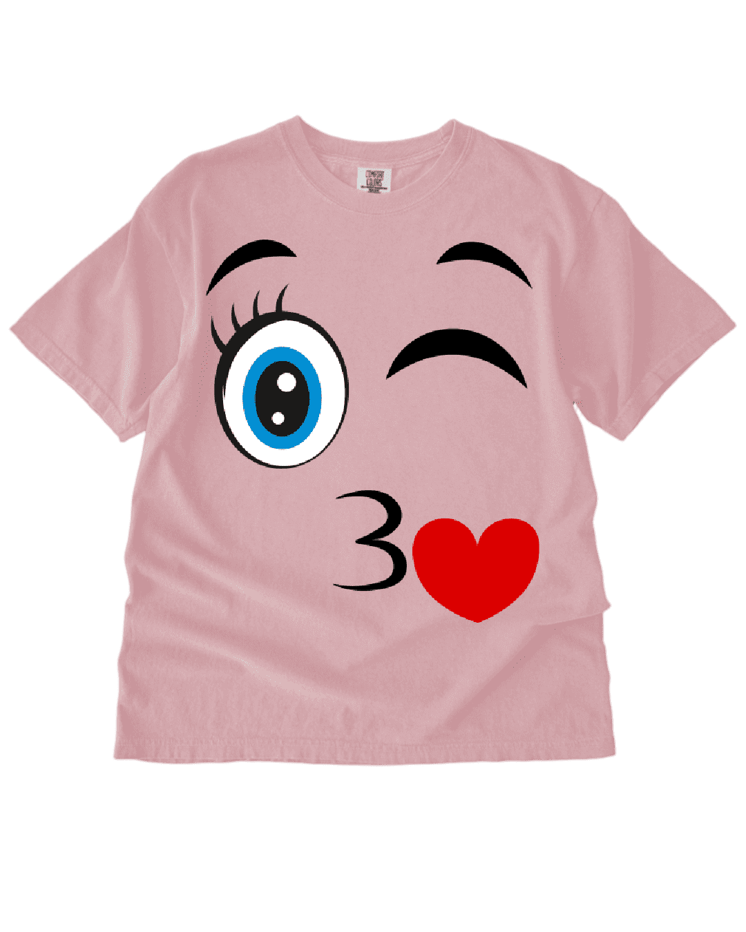 Kissing Emoji heat transfers 6