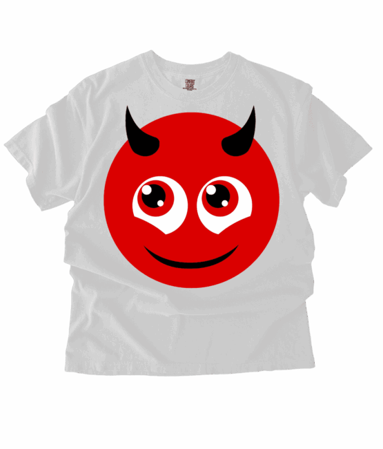 Devil Emoji heat transfers 8
