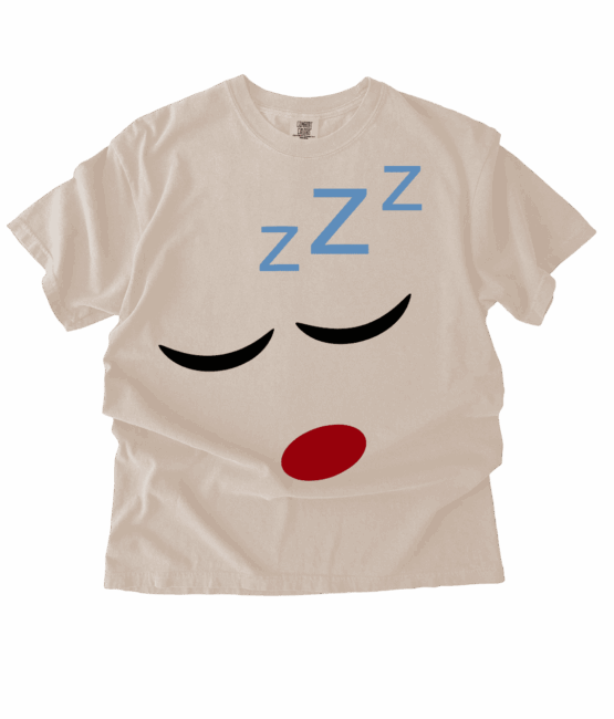 Sleep Emoji heat transfers 2