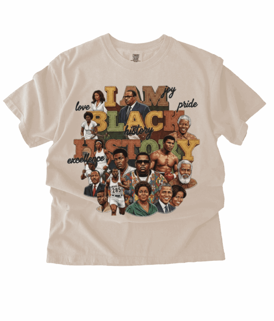 Collage I am black history transfers