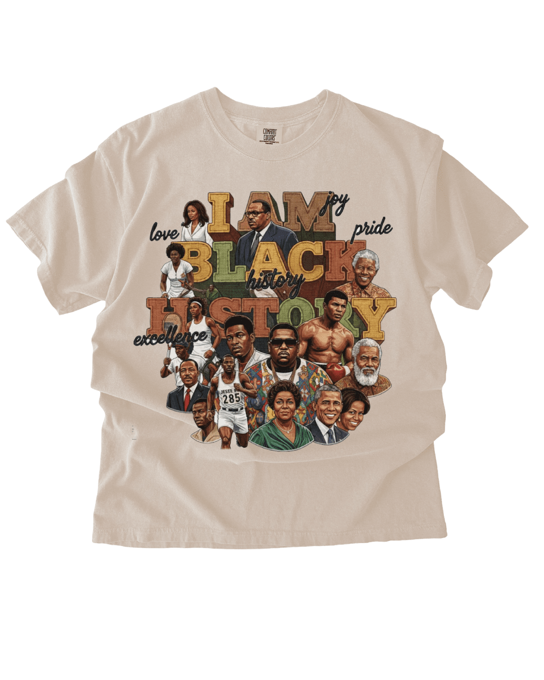 Collage I am black history transfers