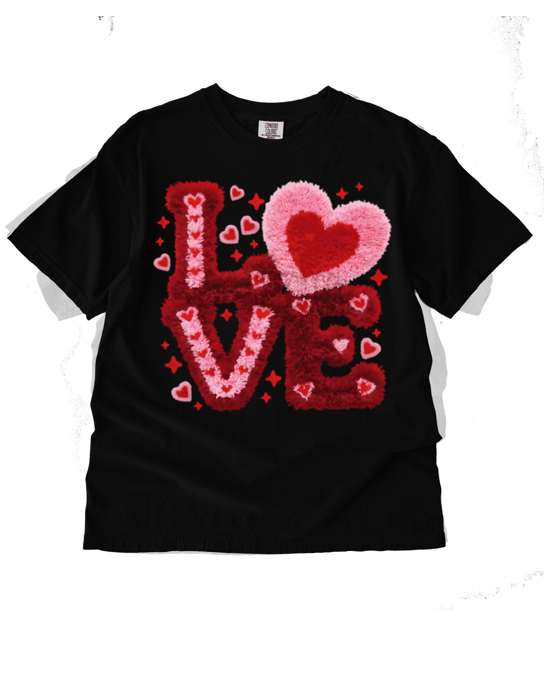 Love heart valentine transfers