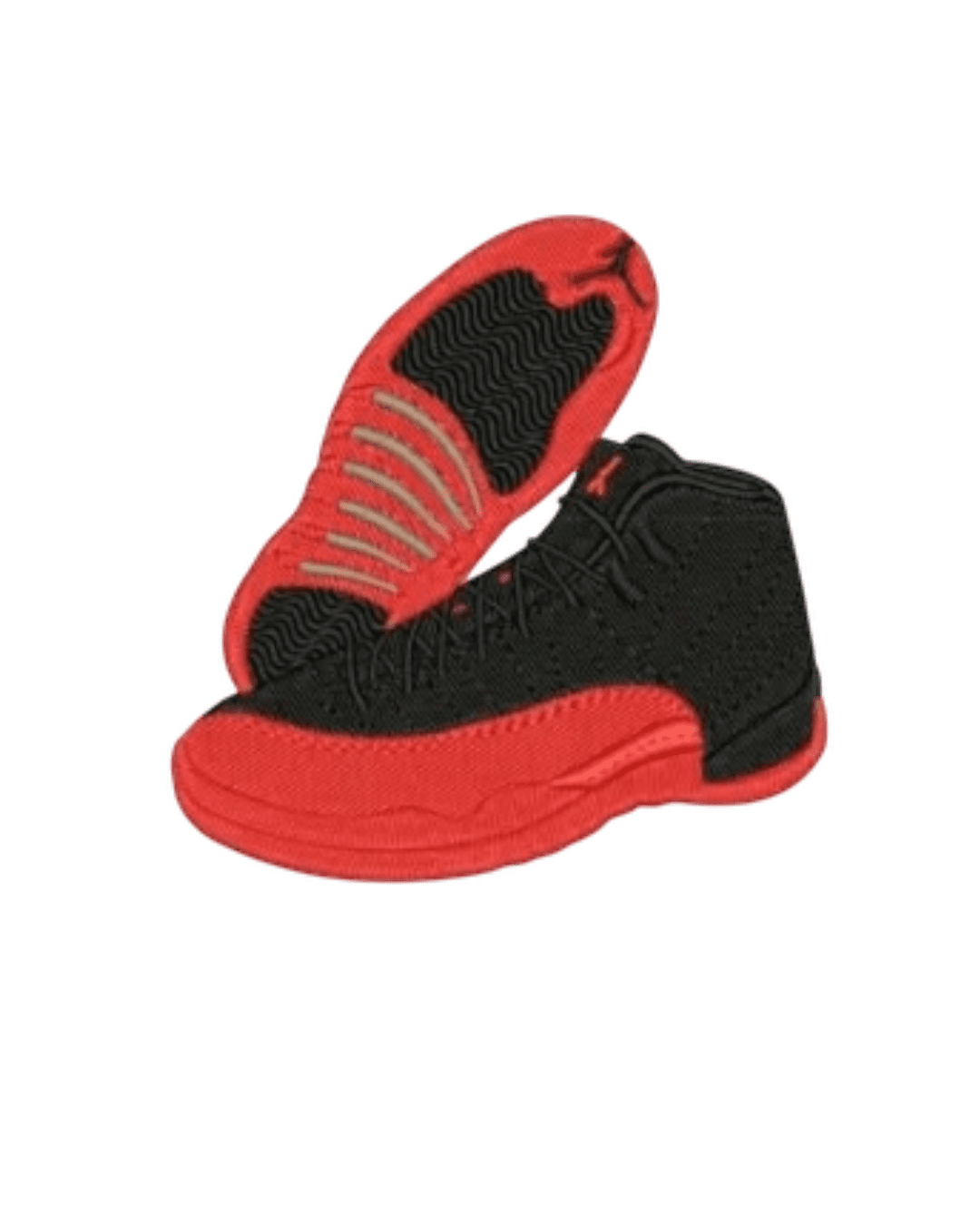 Fashion 12s sneaker iron on patches
