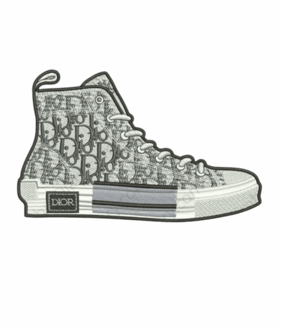 Fashion pattern sneaker iron on patches