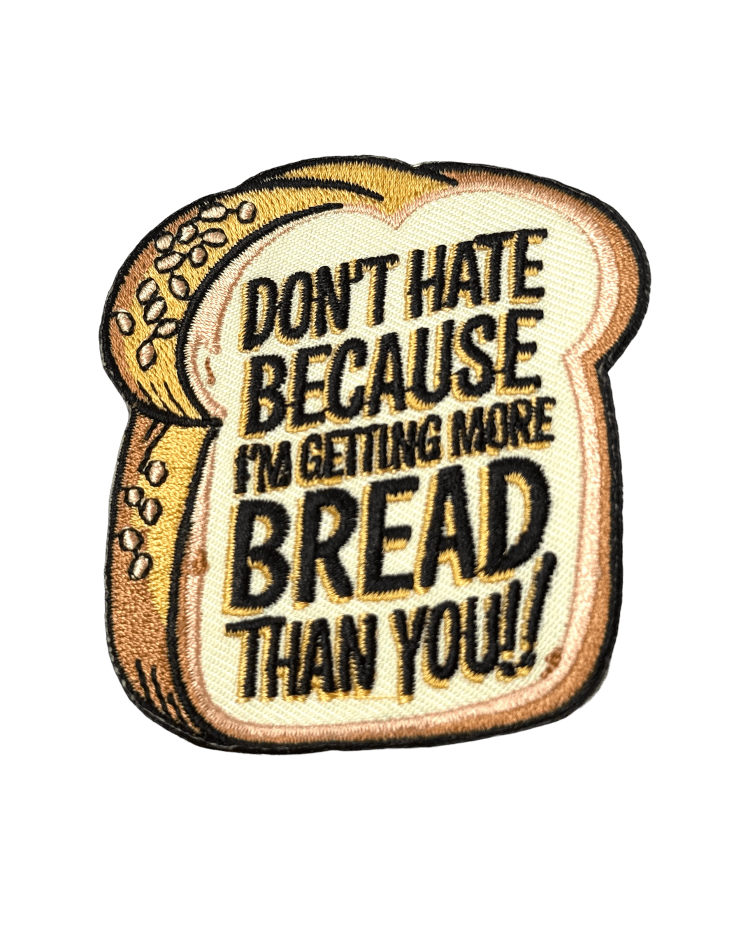 Don't hate iron on embroidery patches