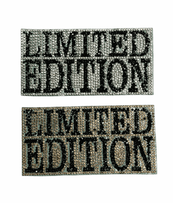 Limited Edition rhinestone patches