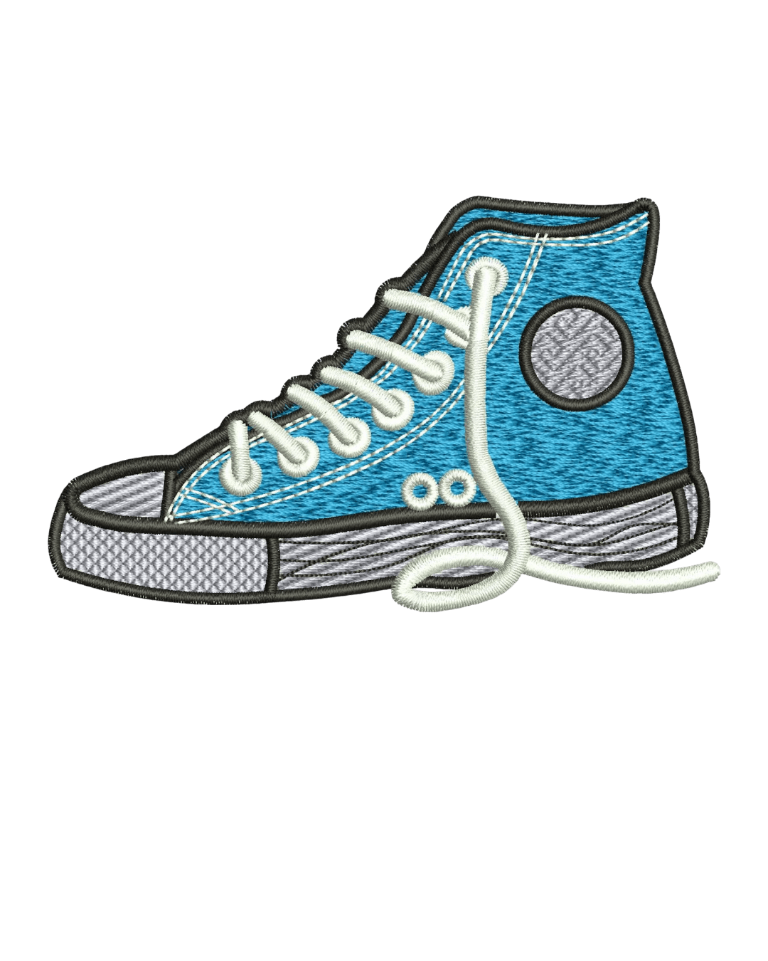 Fashion chuck tailors sneaker iron on patches