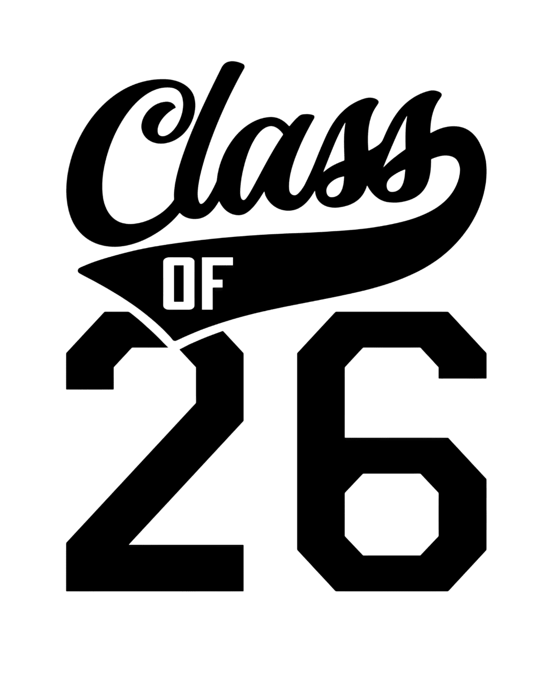 Senior 2026 graduation iron on heat transfers 2