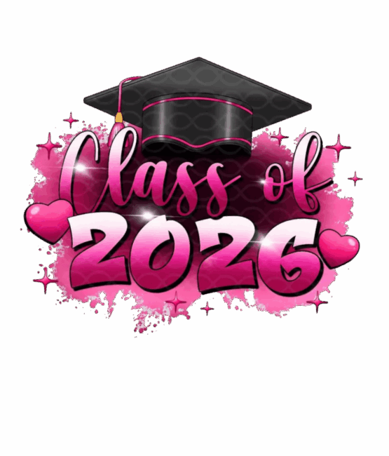 Senior 2026 graduation iron on heat transfers 6