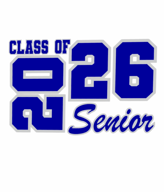 Senior 2026 graduation iron on heat transfers 1