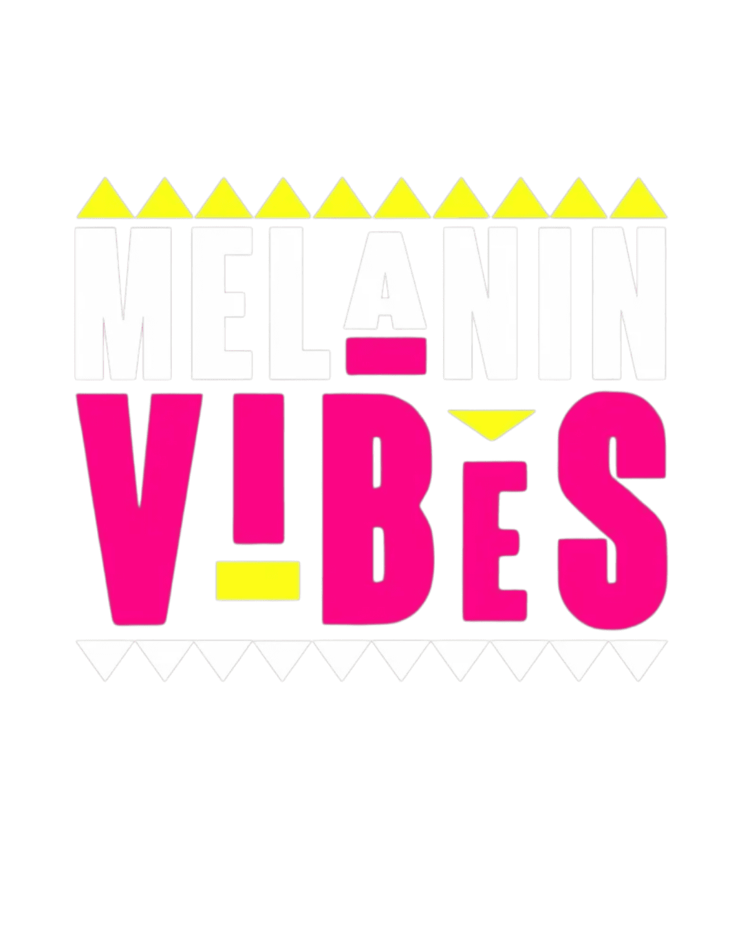 Melanin vibes iron on heat transfers