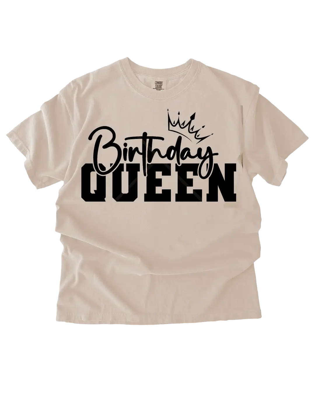 Birthday queen DTF birthday heat transfers