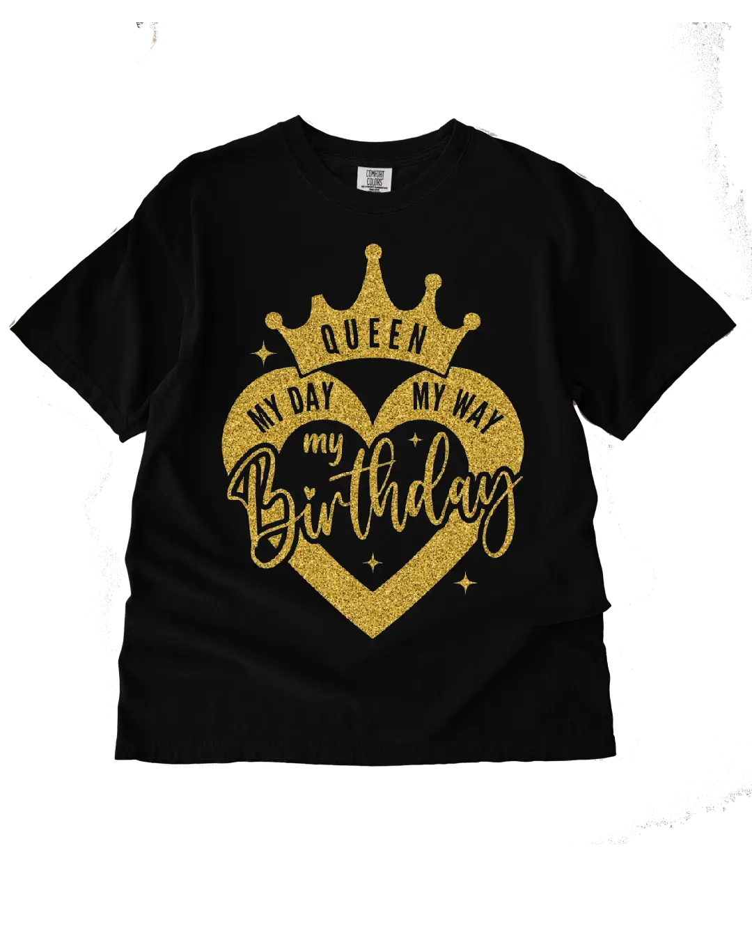 Birthday crown DTF birthday heat transfers