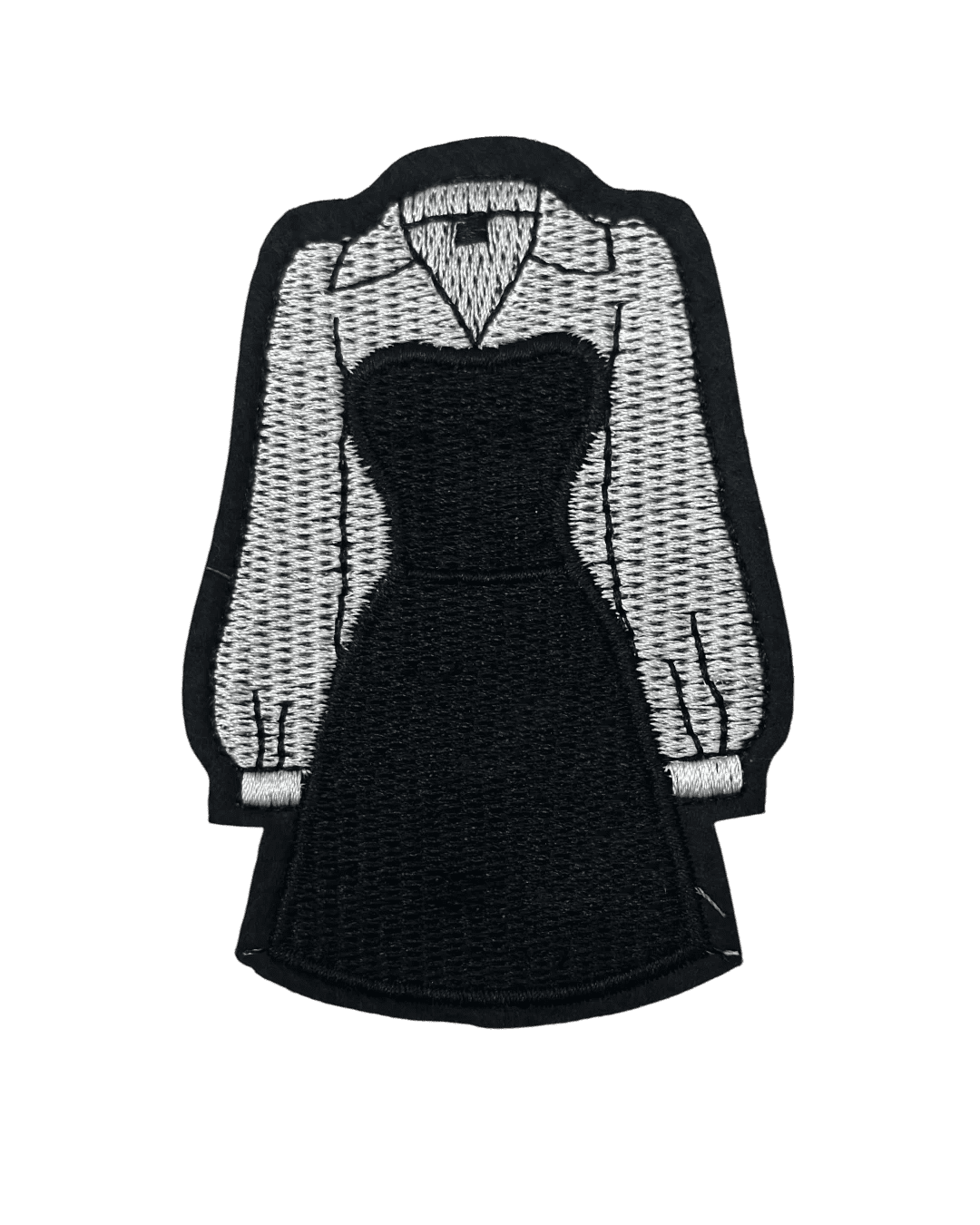 Dress iron on patches