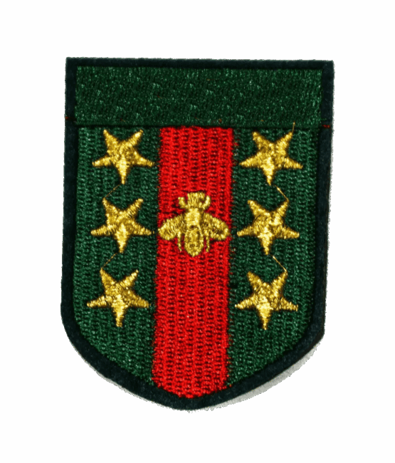Bee badge iron on patches
