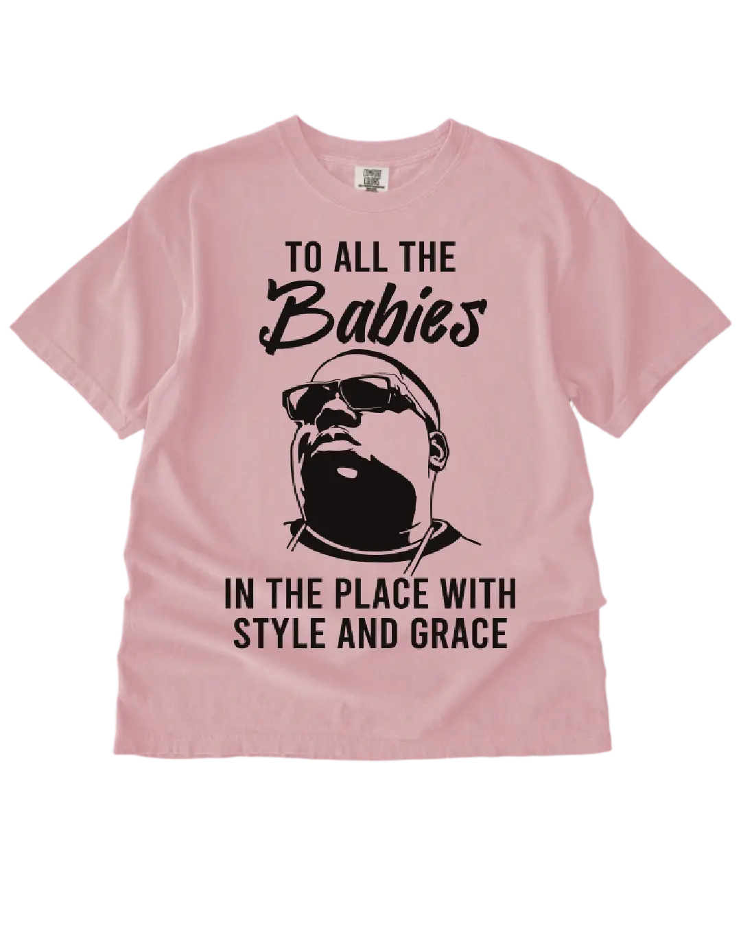 Biggie style and grace hiphop iron on heat transfers