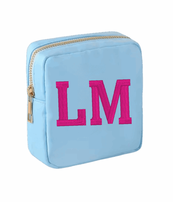 Custom Mini Nylon Makeup Pouch: Personalized