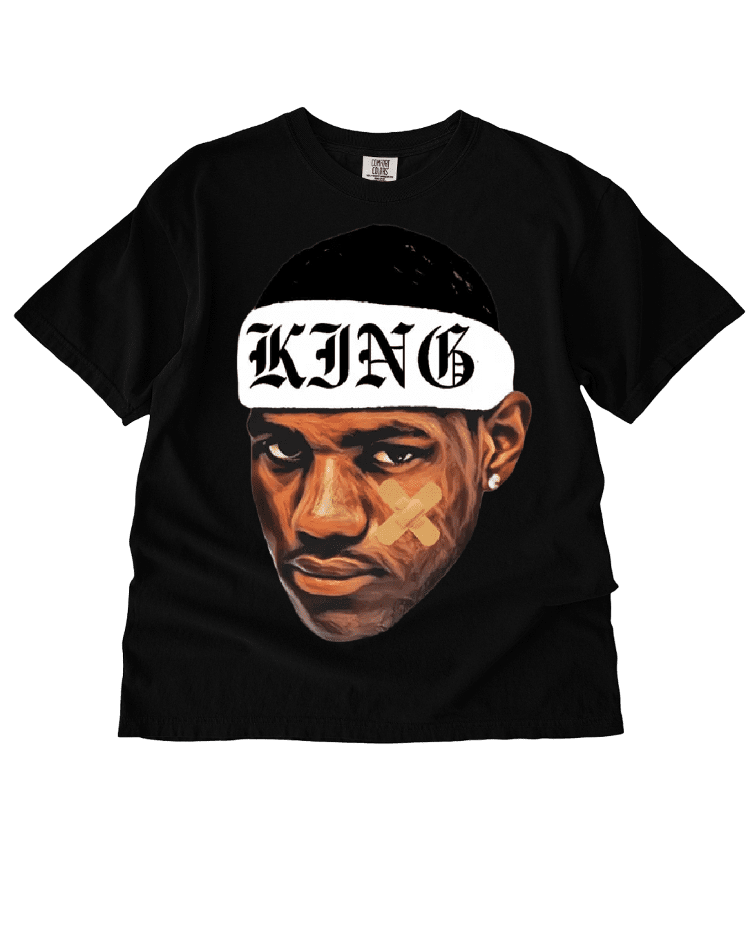 king Lebron heat transfers DTF iron on