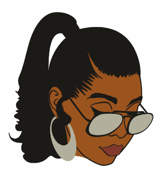 Afro glasses 8 iron on heat transfers