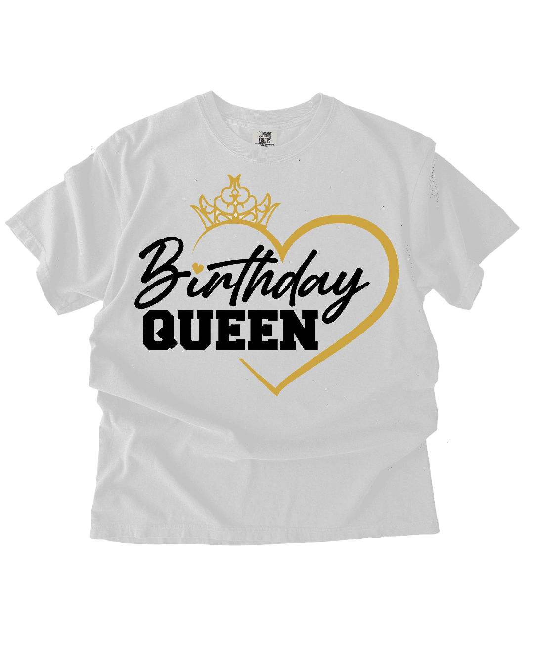Birthday queen DTF birthday heat transfers
