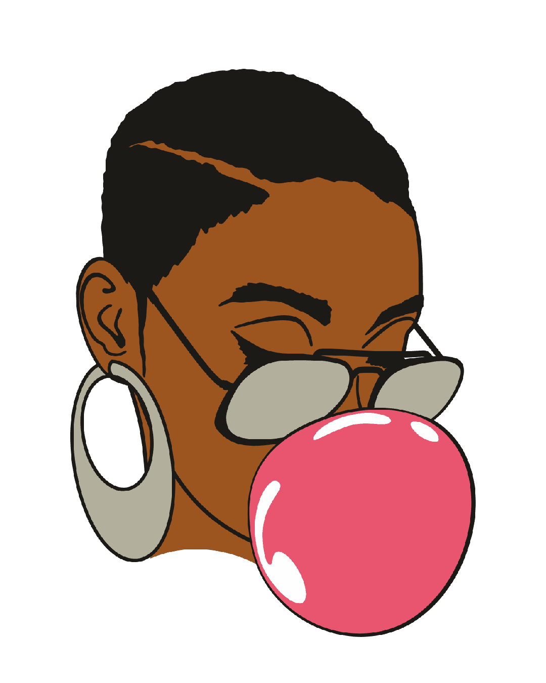 Afro glasses 1 iron on heat transfers