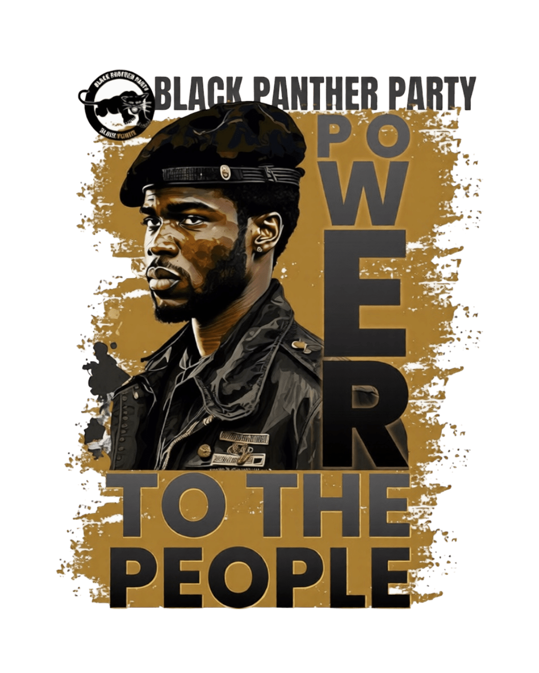 Black panther power to the people heat transfers