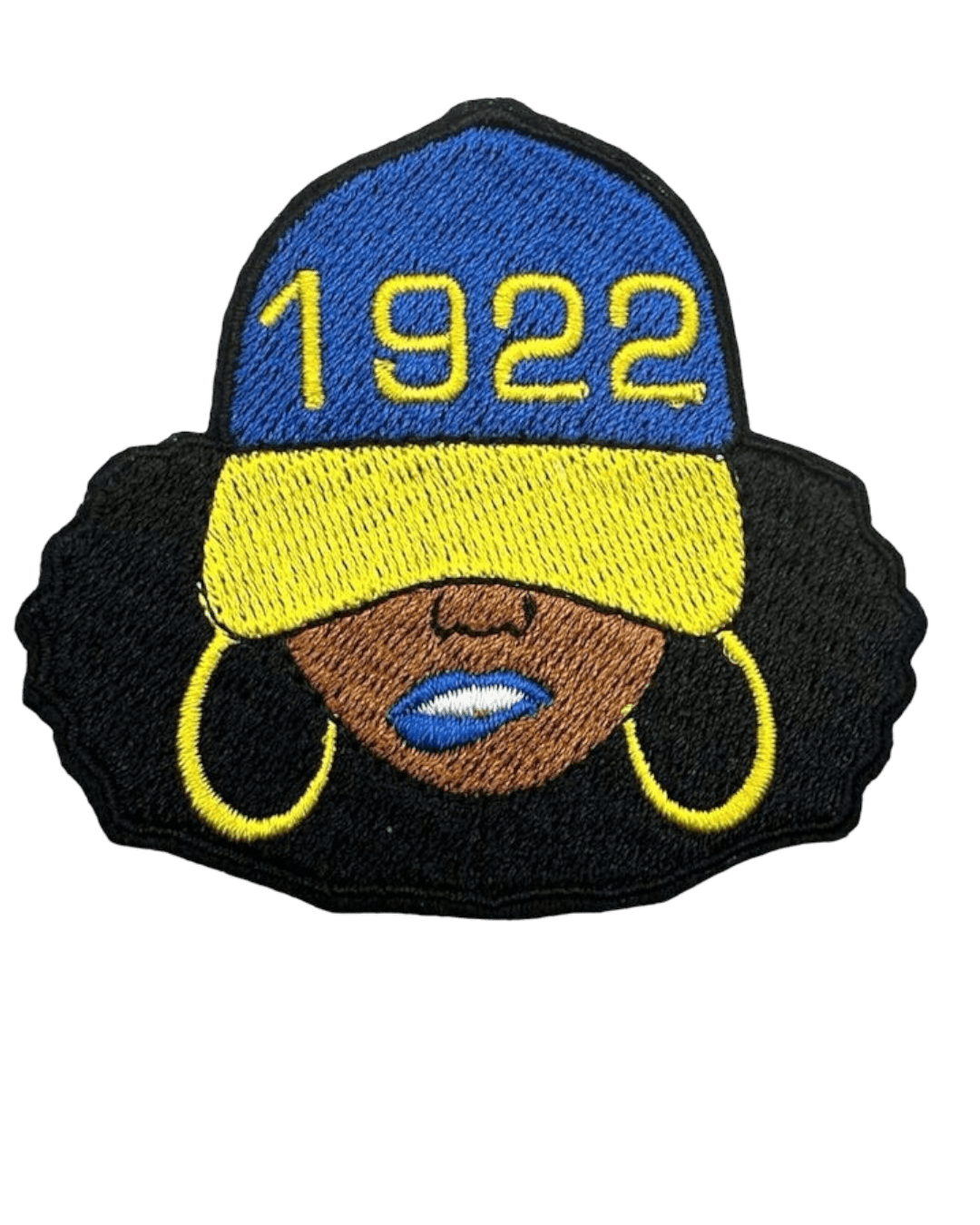 Afro SGRHO Sigma Gamma Rho patches