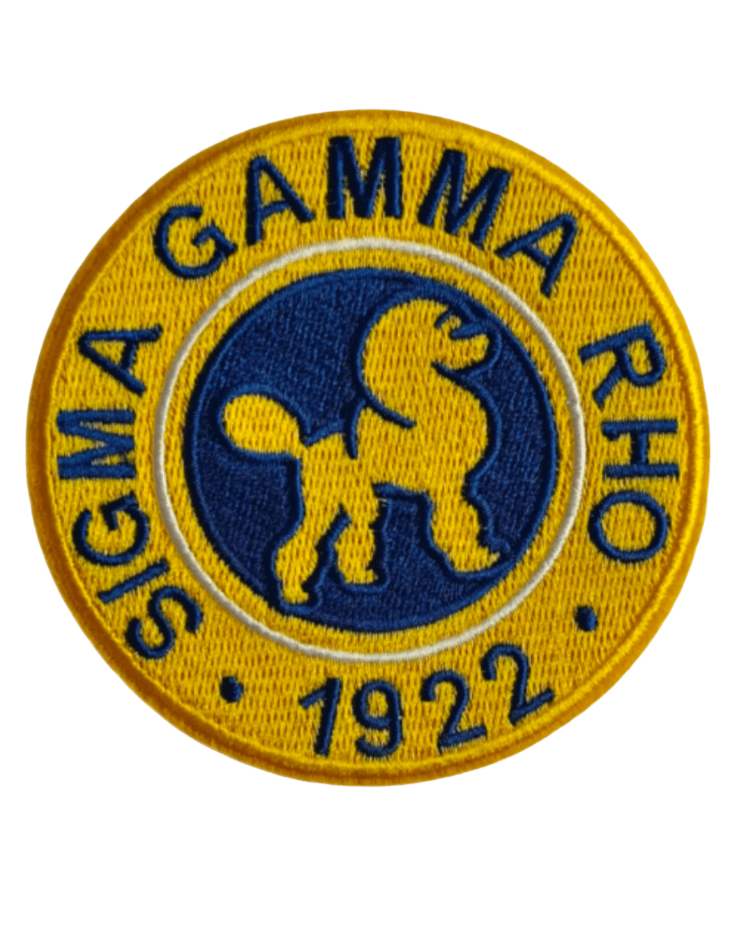 Round SGRHO Sigma Gamma Rho patches