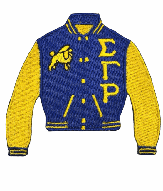 Jacket Sigma Gamma Rho Patches