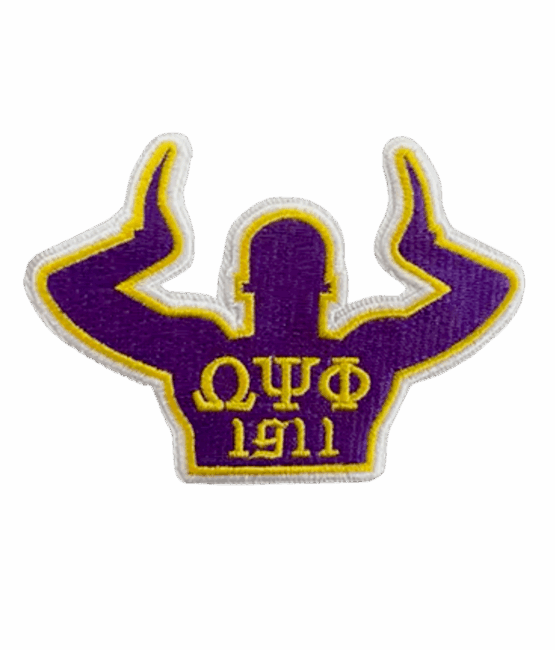 Greek Omega Psi Phi patches