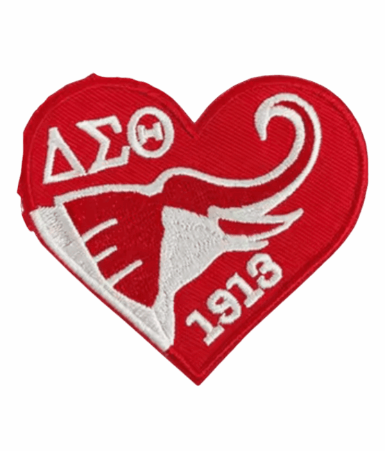 Heart 1918 delta sigma theta patches 